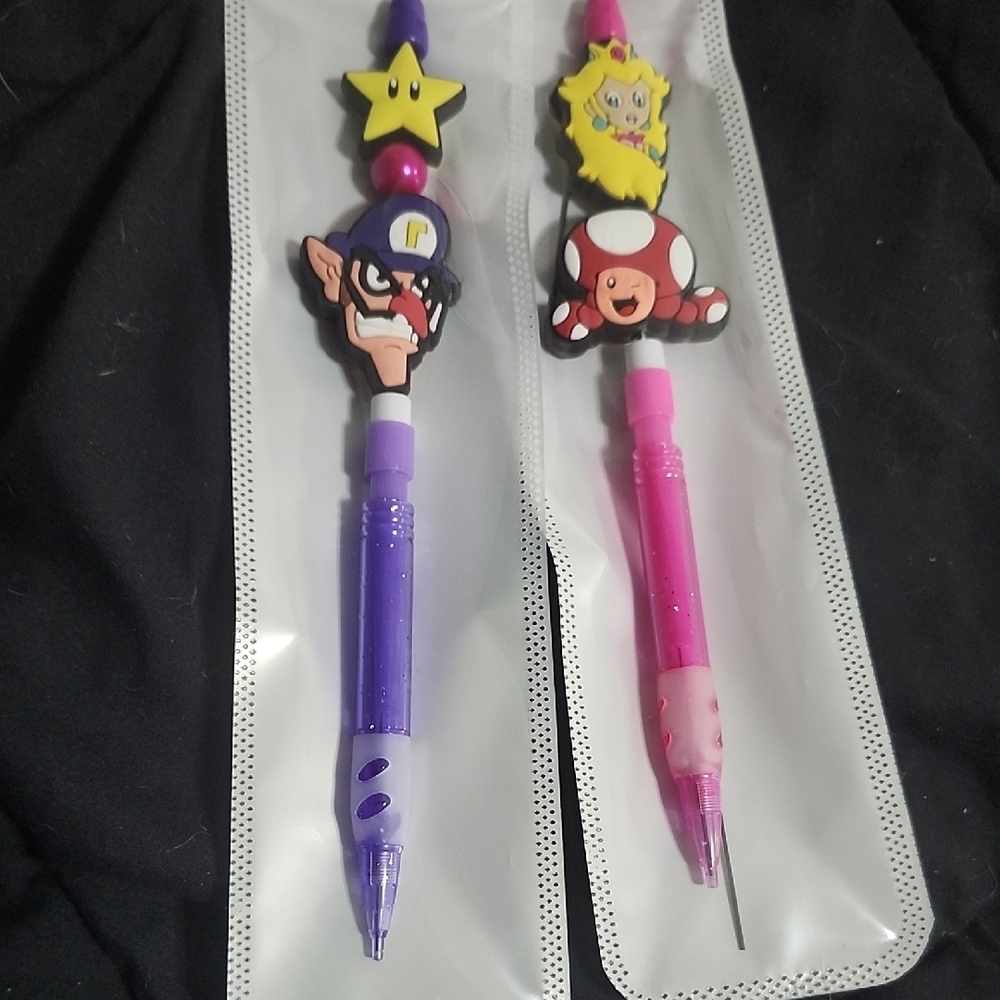 Kids Character Pen Set - Purple and Pink - Picture 4 of 4